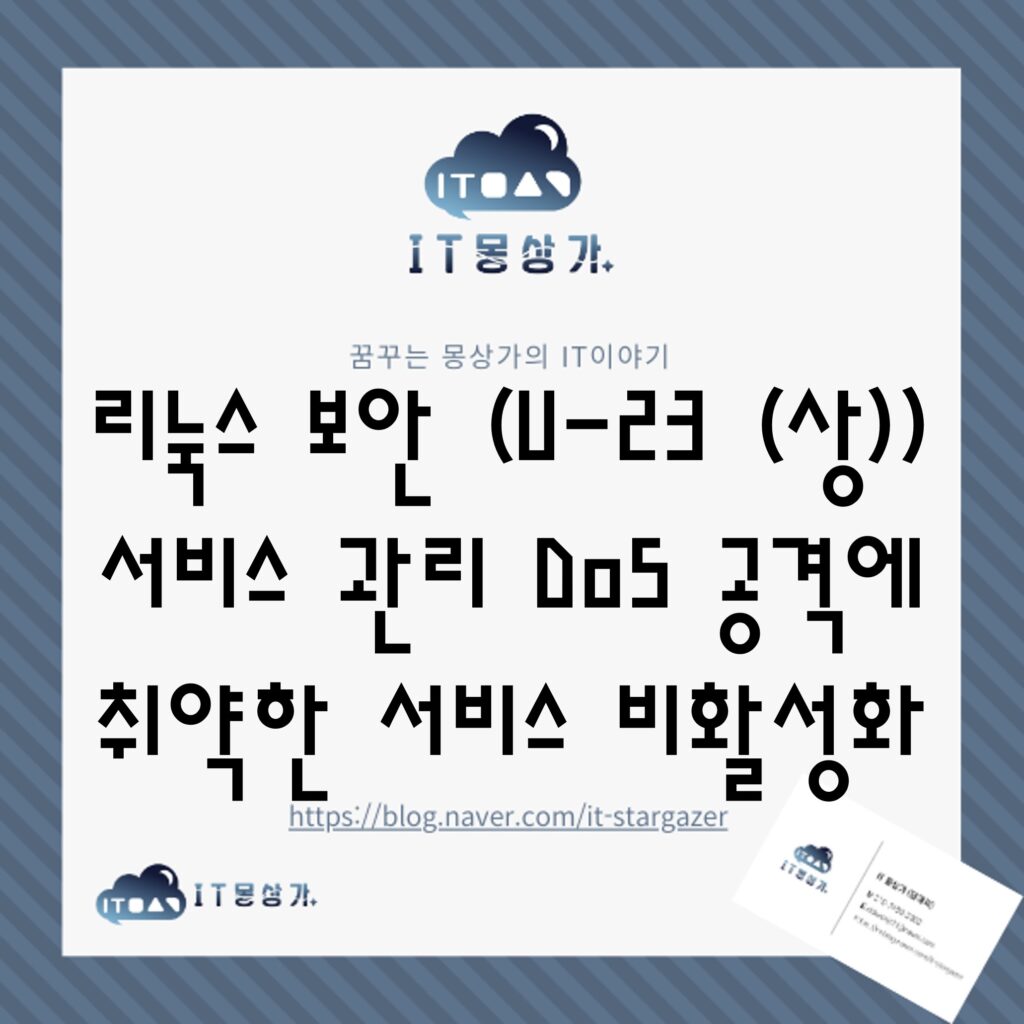 DoS 공격
