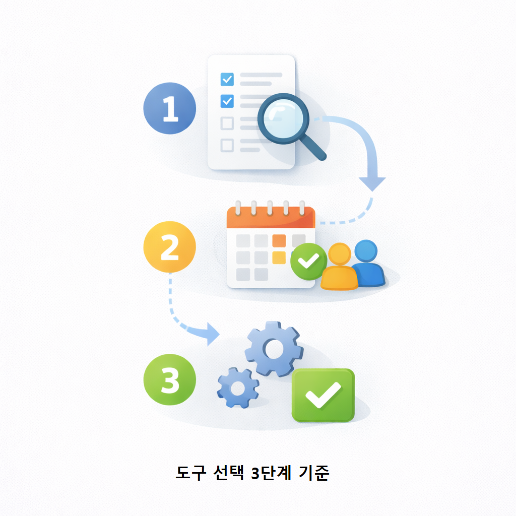 도구 선택 3단계 기준 3