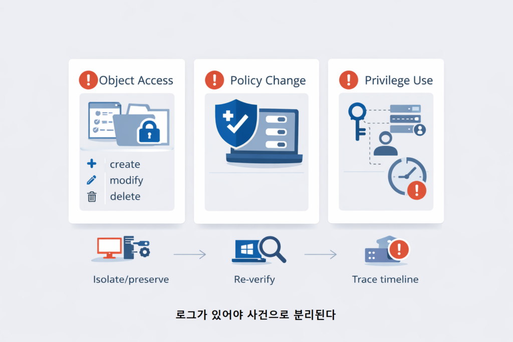 로그가 있어야 사건으로 분리된다 1