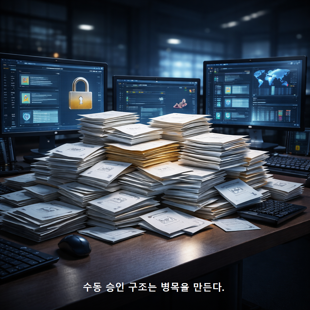 수동 승인 구조는 병목을 만든다 1
