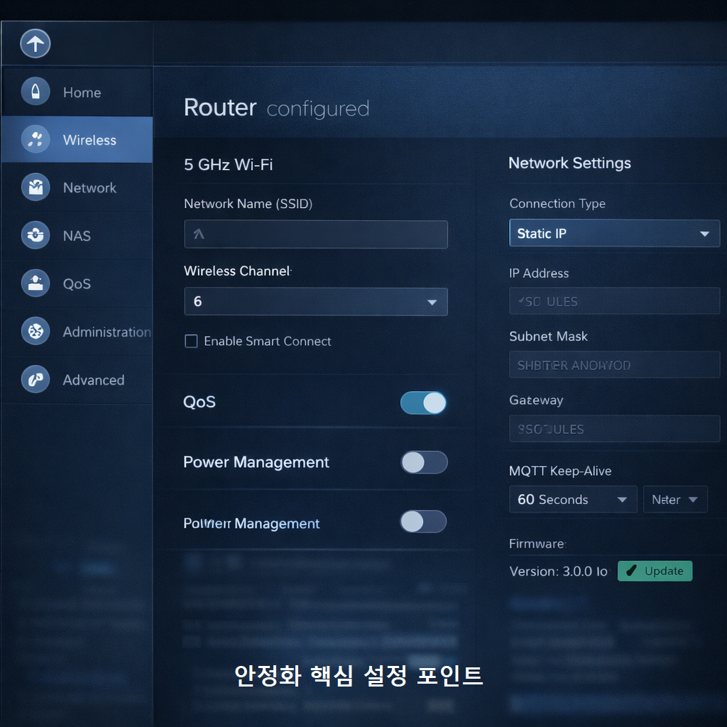 안정화 핵심 설정 포인트 1