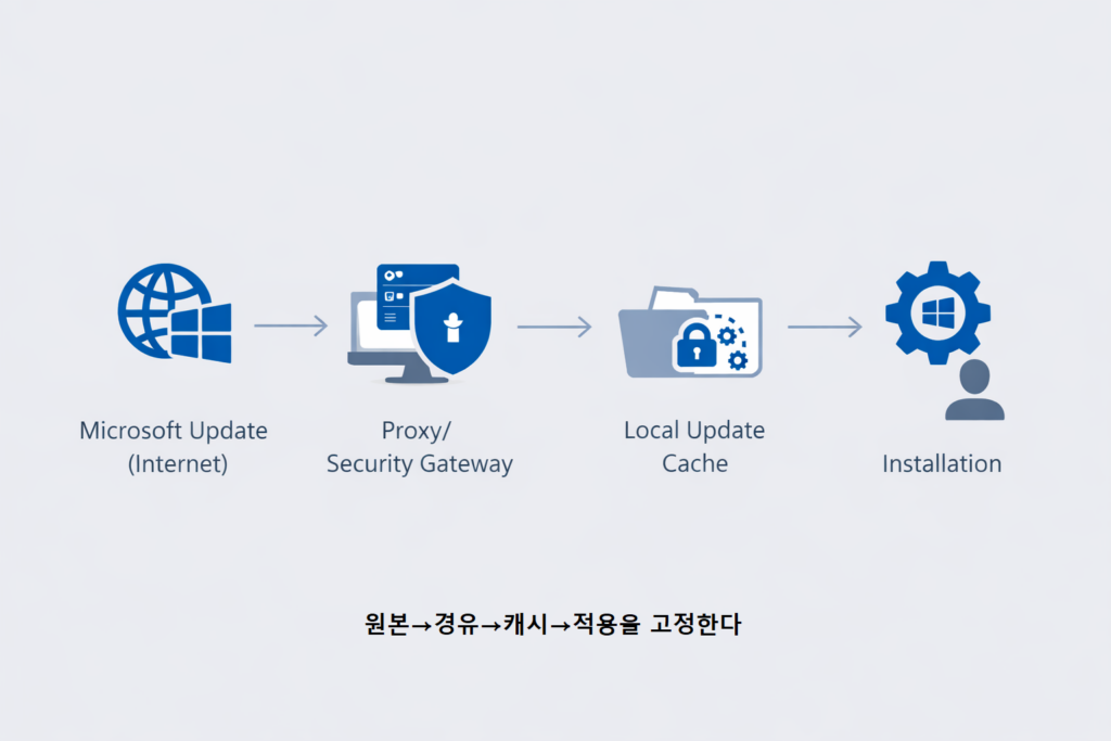 원본→경유→캐시→적용을 고정한다 1