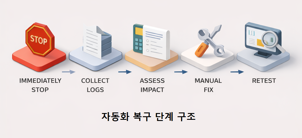 자동화 복구 단계 구조
