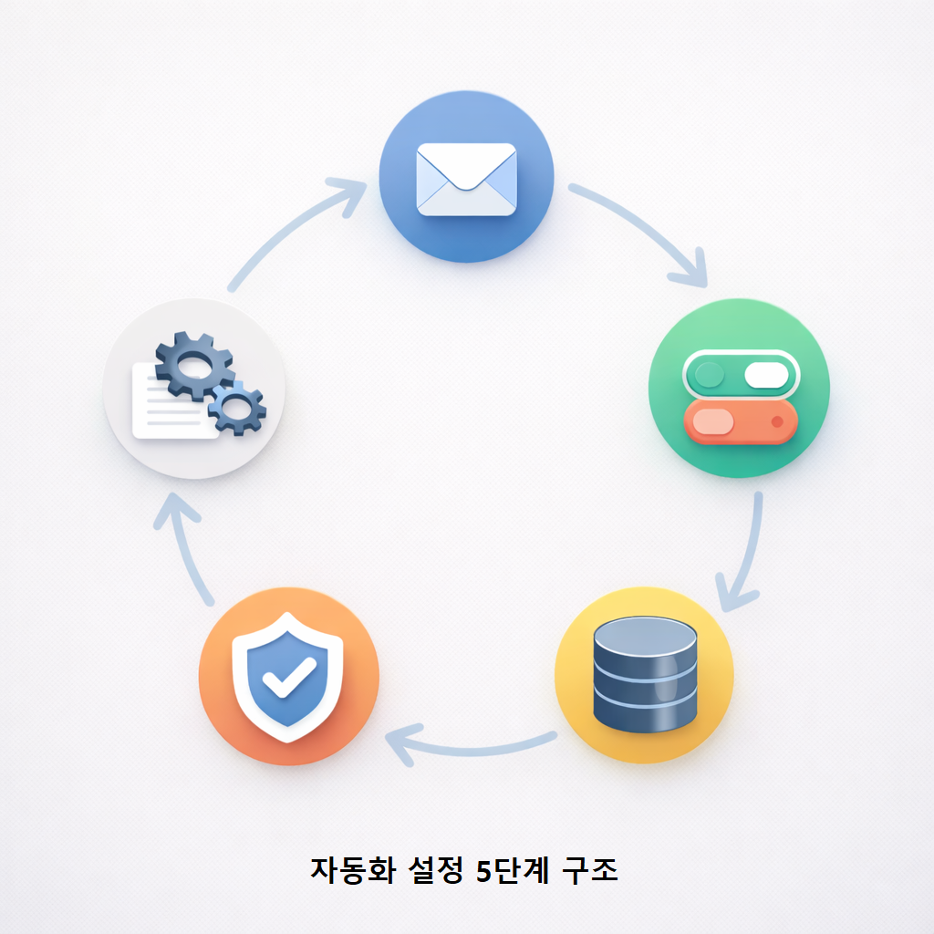 자동화 설정 5단계 구조 1