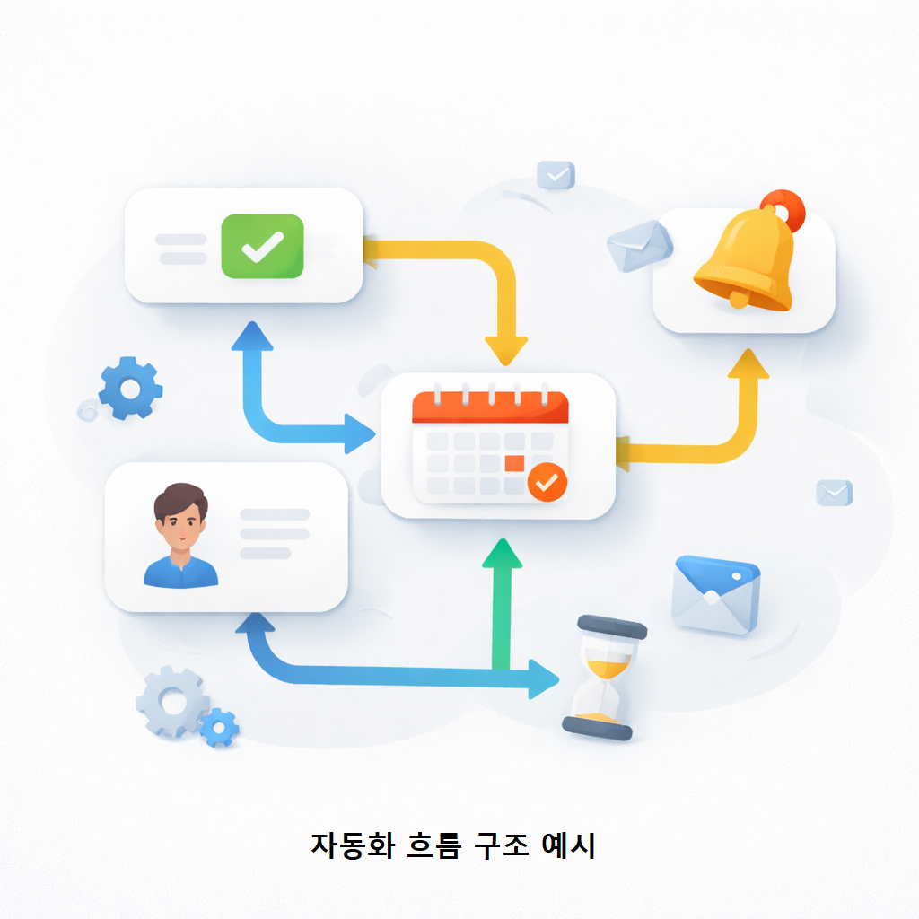 자동화 흐름 구조 예시 1