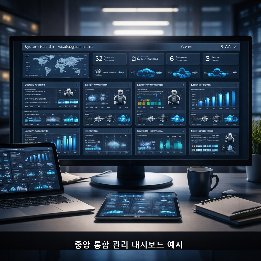 중앙 통합 관리 대시보드 예시 1