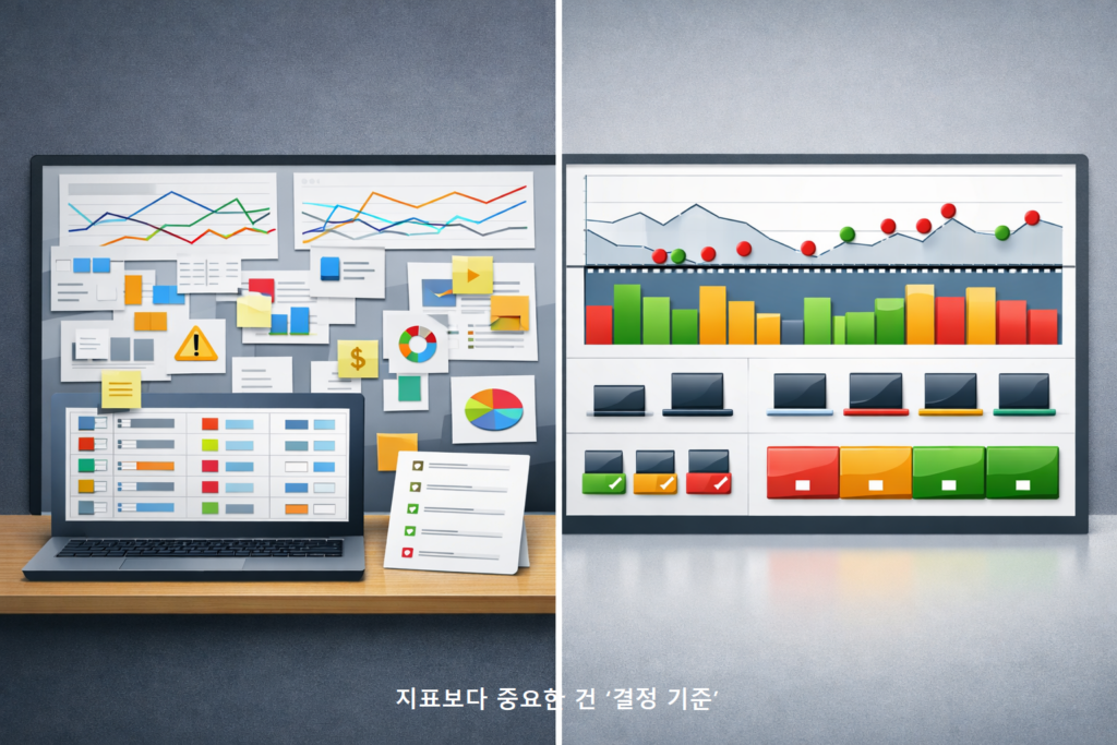 지표보다 중요한 건 ‘결정 기준이다 1