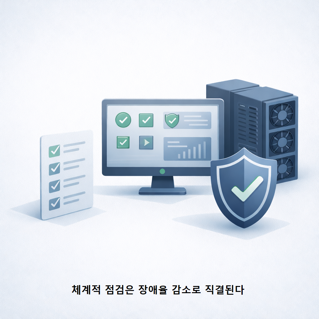 체계적 점검은 장애율 감소로 직결된다 1