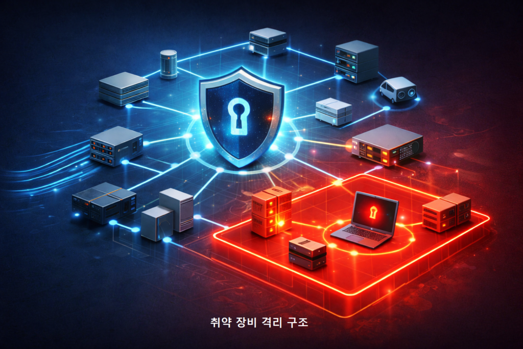취약 장비 격리 구조 1