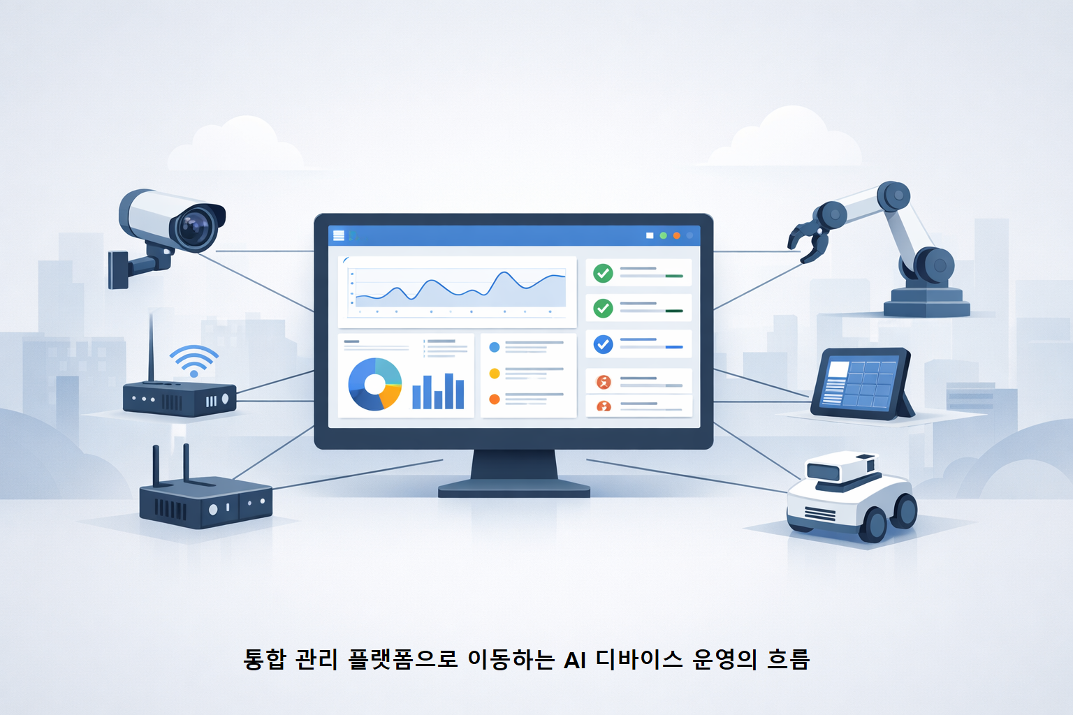 통합 관리 플랫폼으로 이동하는 AI 디바이스 운영의 흐름 1