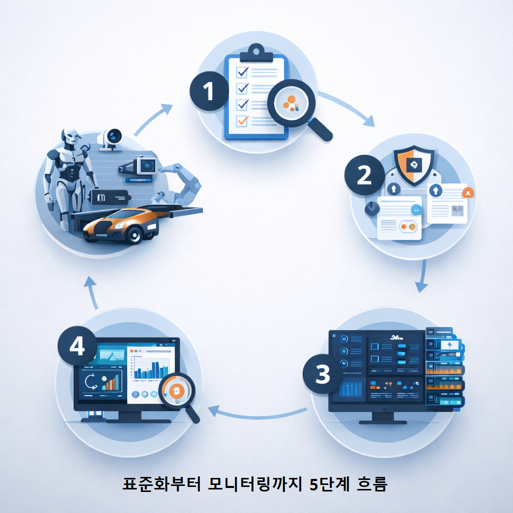 표준화부터 모니터링까지 5단계 흐름 1