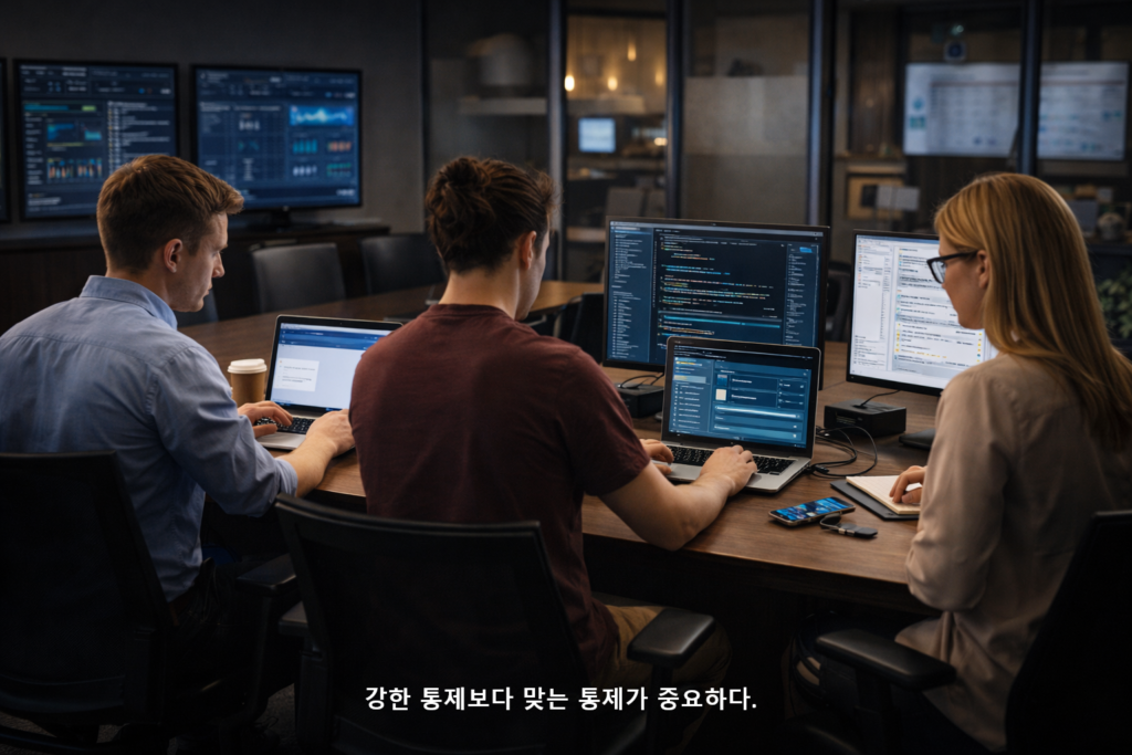 강한 통제보다 맞는 통제가 중요하다