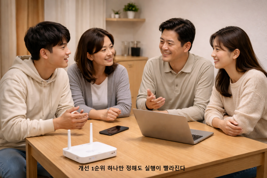 개선 1순위 하나만 정해도 실행이 빨라진다