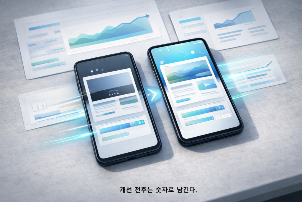 개선 전후는 숫자로 남긴다