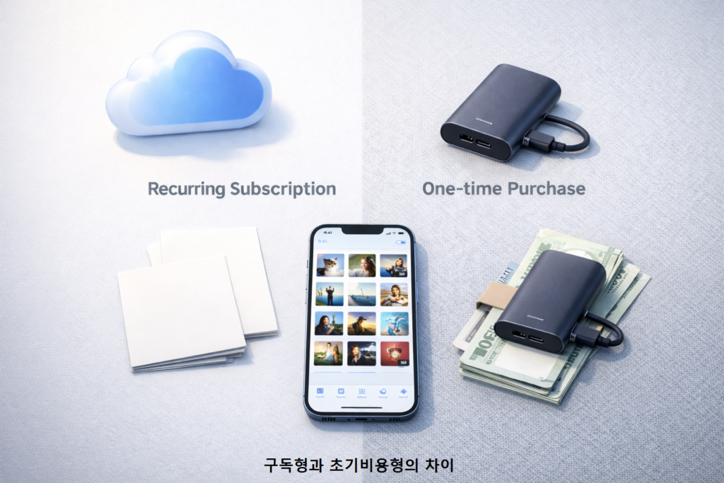 구독형과 초기비용형의 차이 1