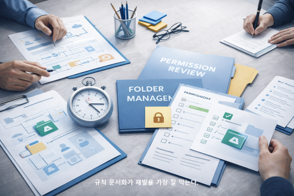 규칙 문서화가 재발을 가장 잘 막는다 3