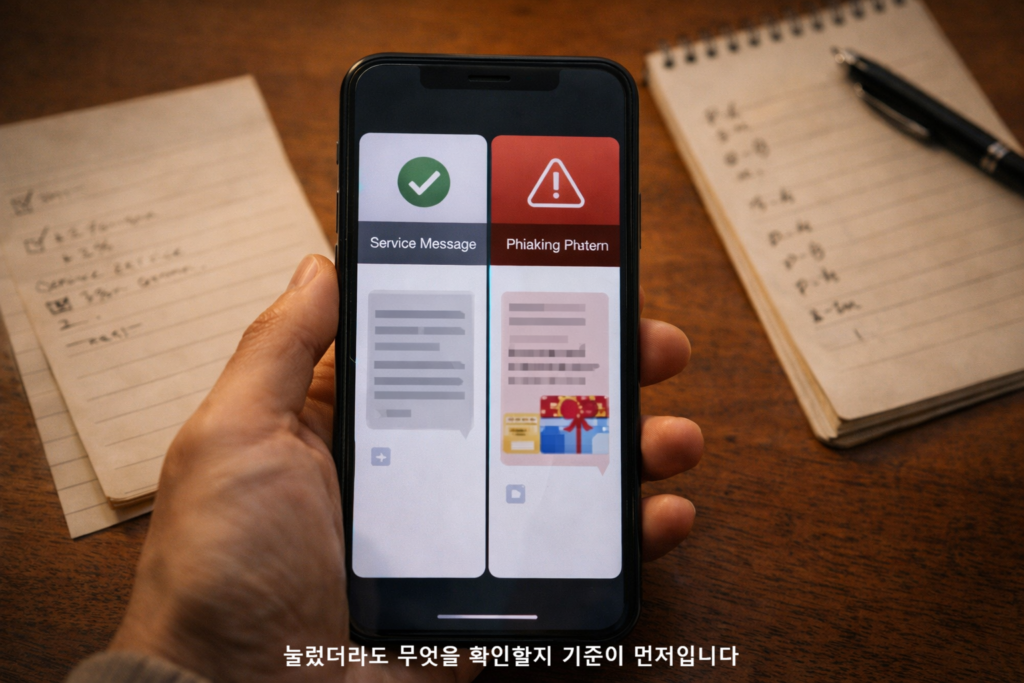 눌렀더라도 무엇을 확인할지 기준이 먼저입니다