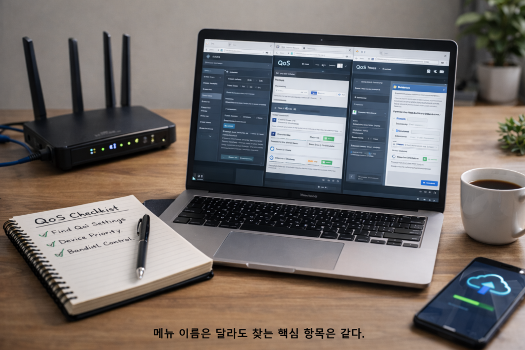 메뉴 이름은 달라도 찾는 핵심 항목은 같다