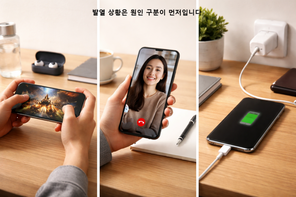 발열 상황은 원인 구분이 먼저입니다