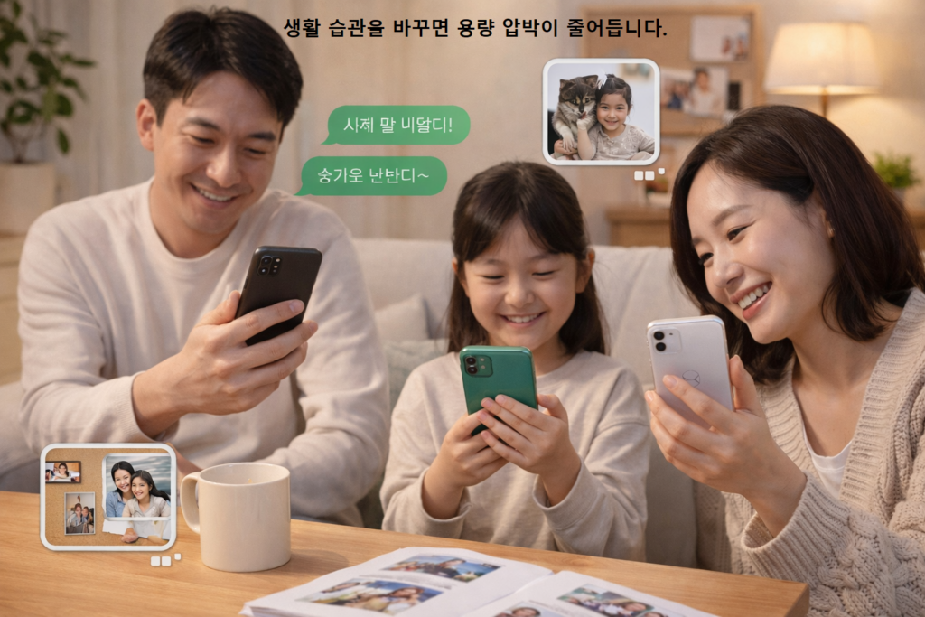 생활 습관을 바꾸면 용량 압박이 줄어듭니다