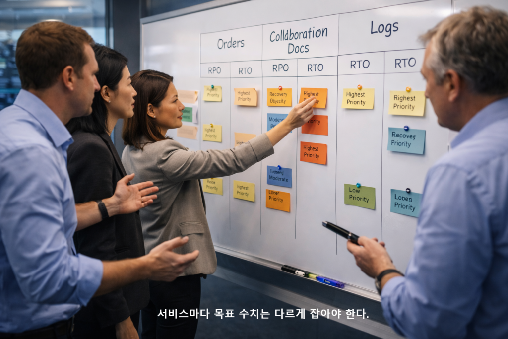 서비스마다 목표 수치는 다르게 잡아야 한다 1