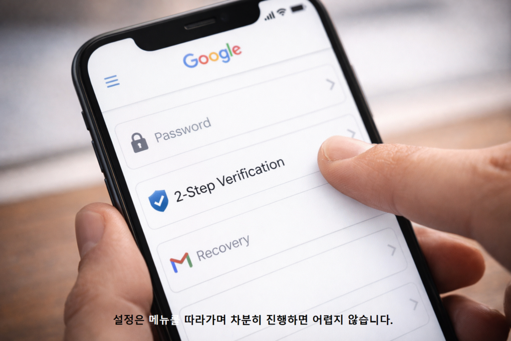 설정은 메뉴를 따라가며 차분히 진행하면 어렵지 않습니다