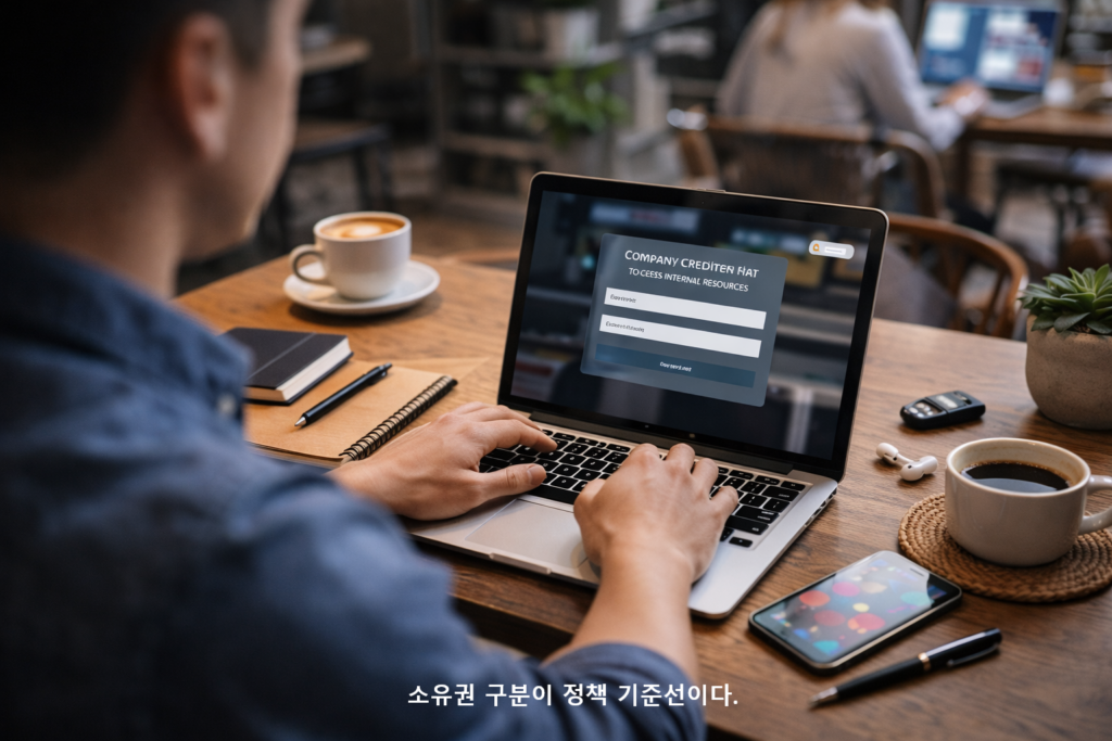 소유권 구분이 정책 기준선이다