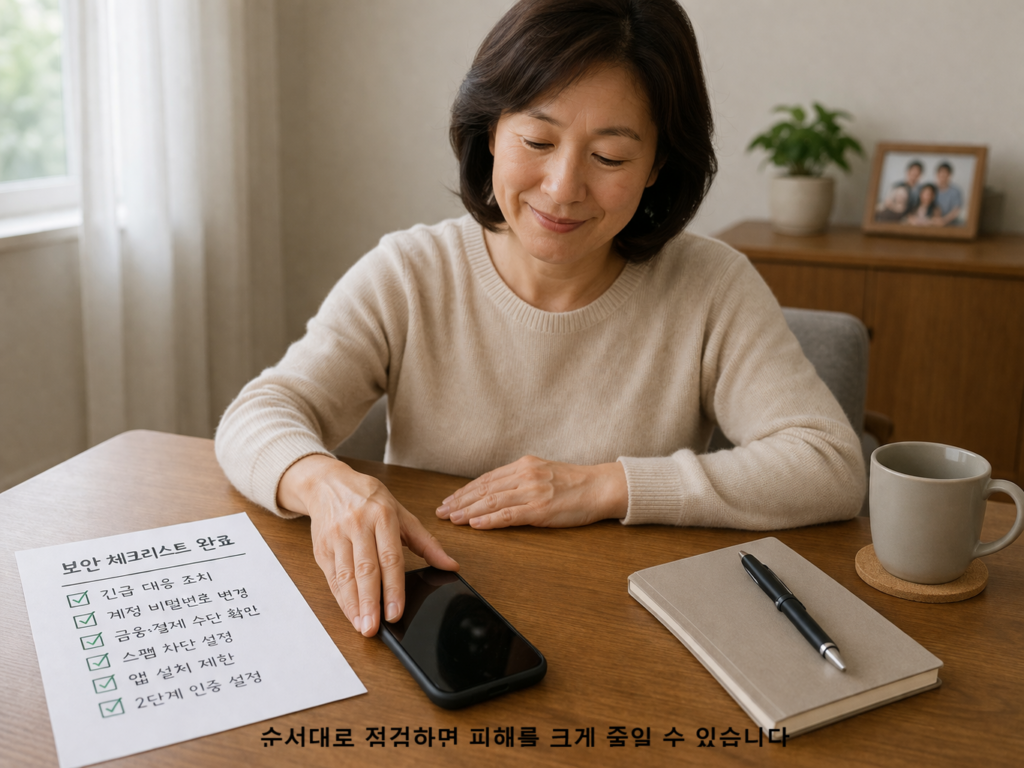 순서대로 점검하면 피해를 크게 줄일 수 있습니다