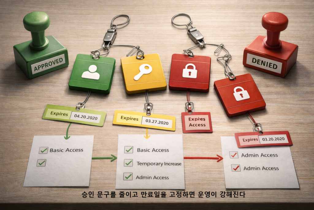 승인 문구를 줄이고 만료일을 고정하면 운영이 강해진다