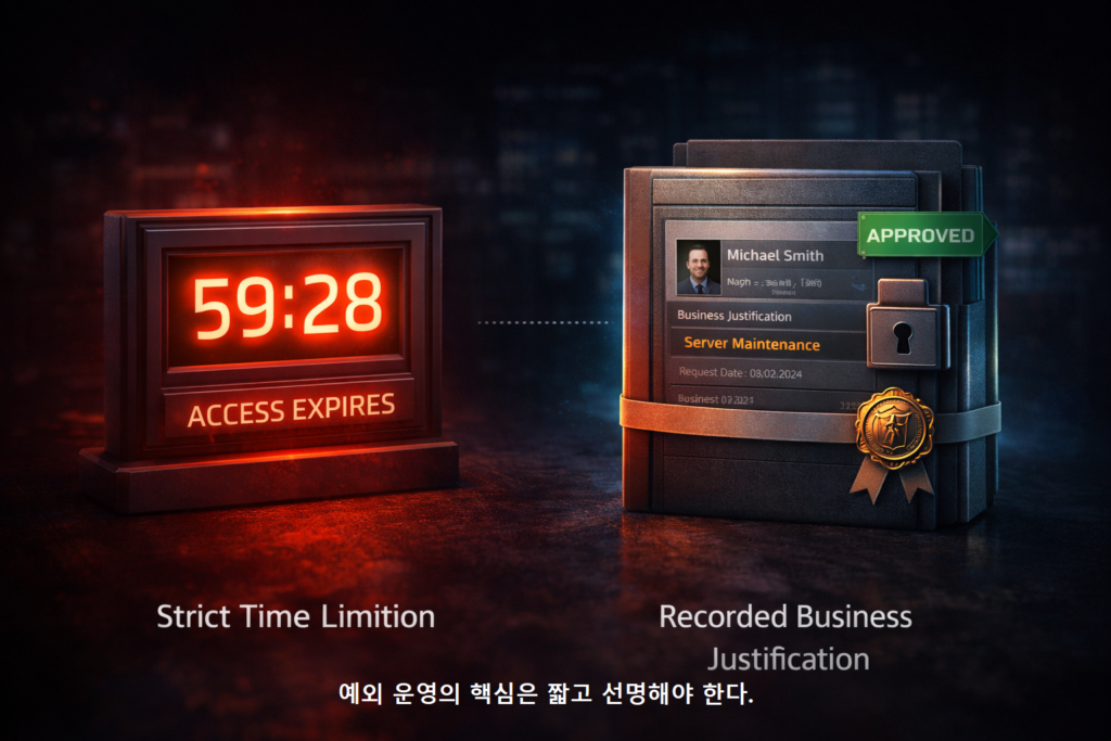 예외 운영의 핵심은 짧고 선명해야 한다