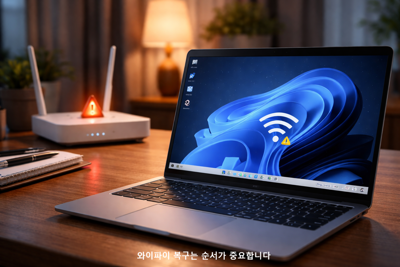 와이파이 복구는 순서가 중요합니다