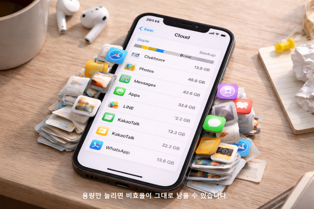 용량만 늘리면 비효율이 그대로 남을 수 있습니다
