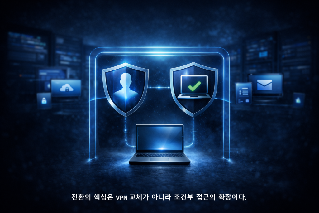 전환의 핵심은 VPN 교체가 아니라 조건부 접근의 확장이다