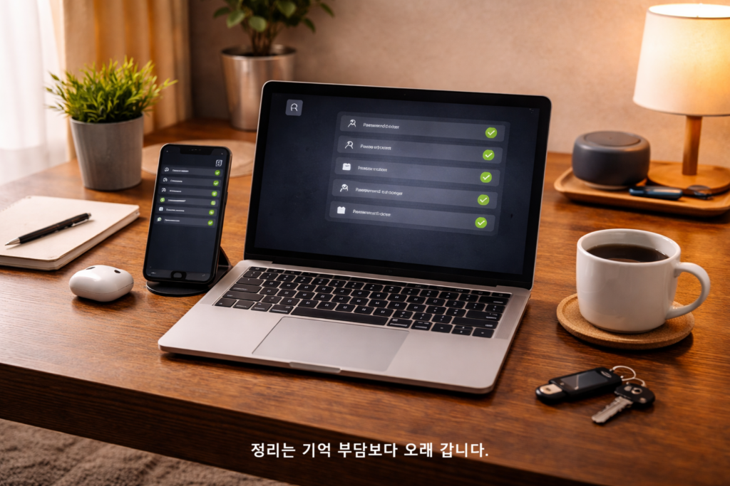 정리는 기억 부담보다 오래 갑니다