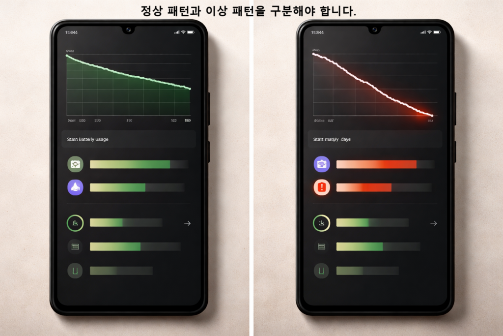 정상 패턴과 이상 패턴을 구분해야 합니다