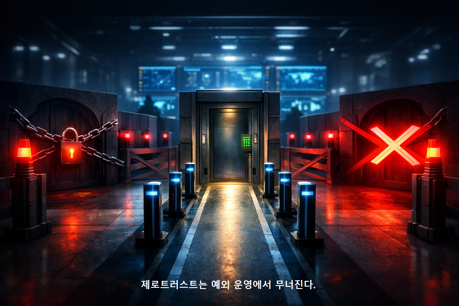 제로트러스트는 예외 운영에서 무너진다