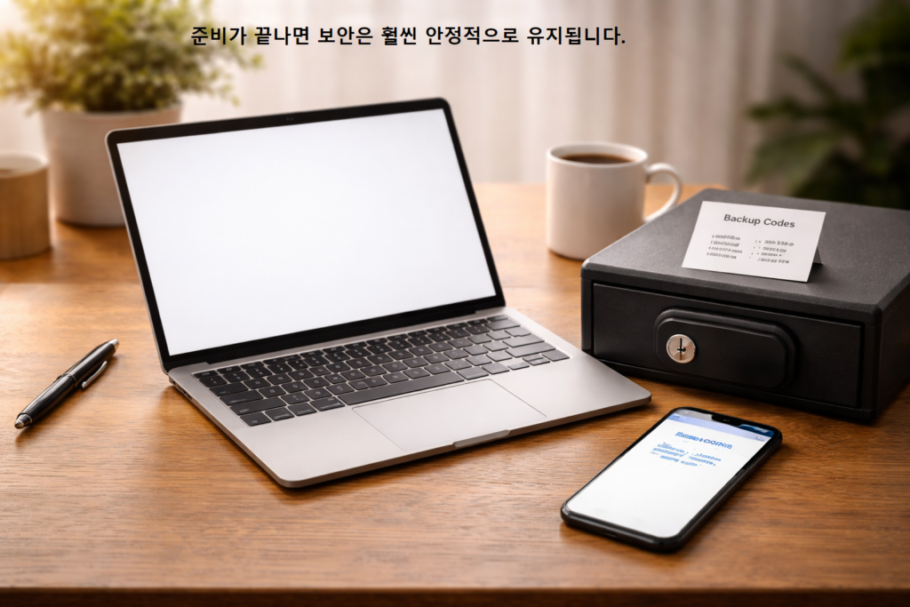 준비가 끝나면 보안은 훨씬 안정적으로 유지됩니다