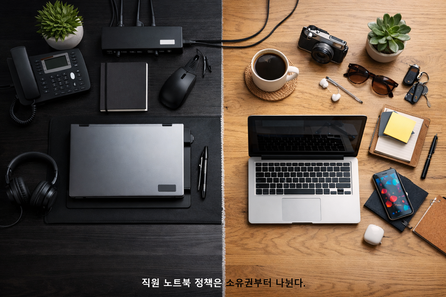 직원 노트북 정책은 소유권부터 나뉜다
