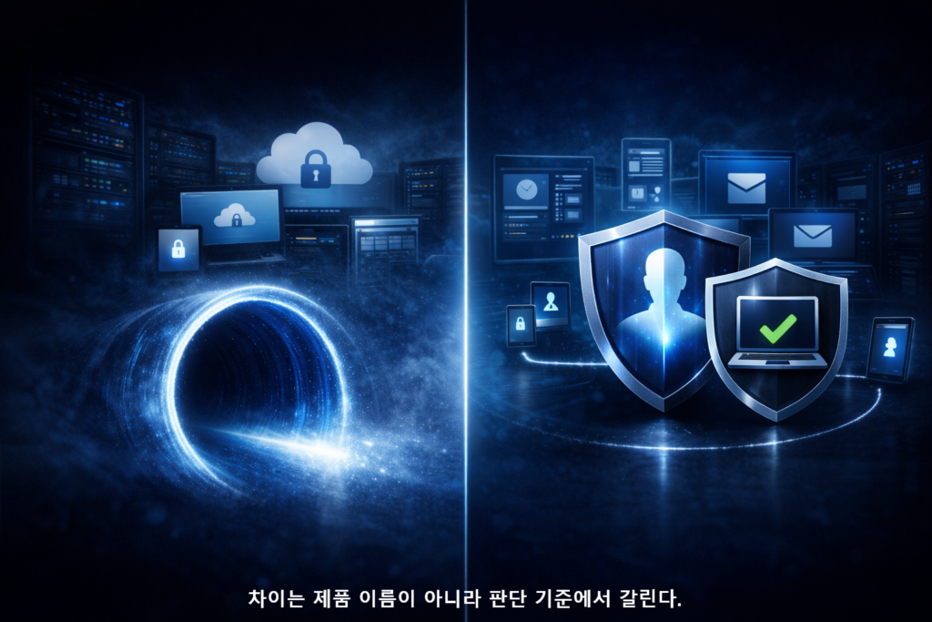 차이는 제품 이름이 아니라 판단 기준에서 갈린다