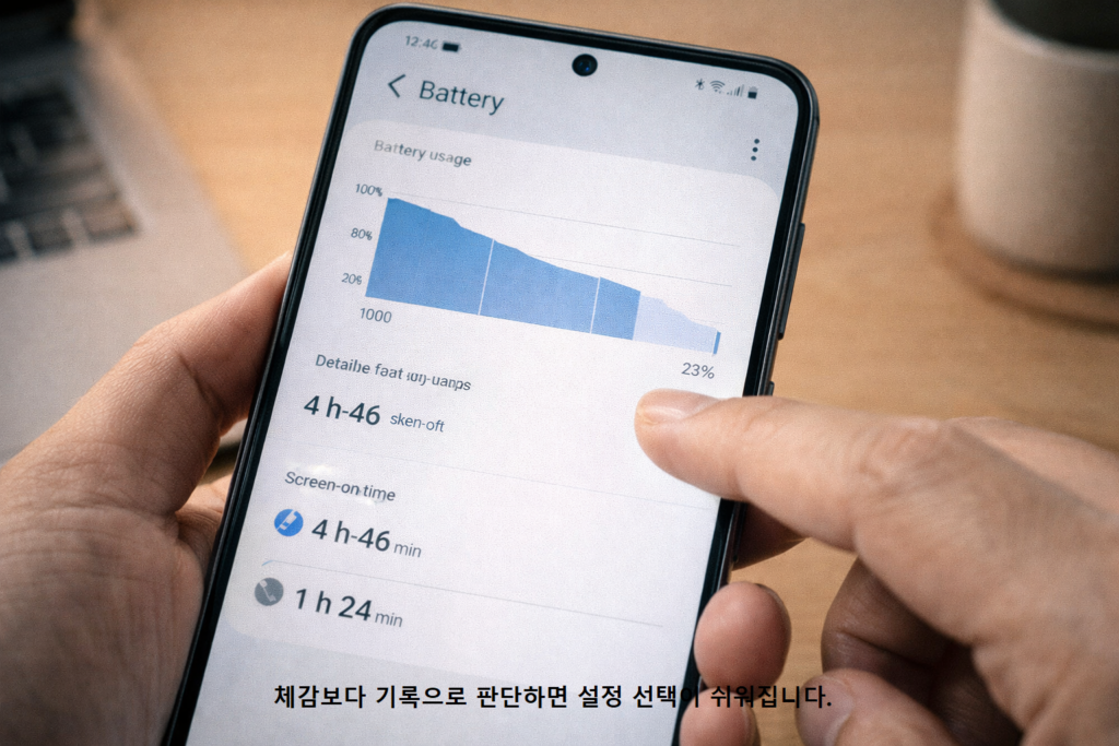 체감보다 기록으로 판단하면 설정 선택이 쉬워집니다
