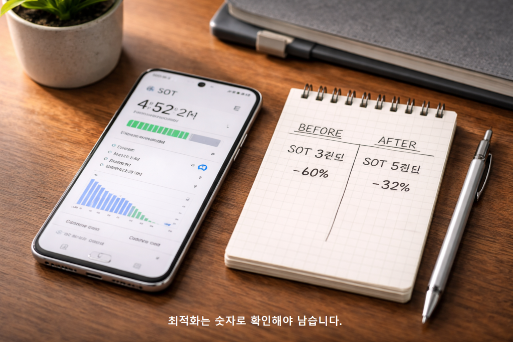 최적화는 숫자로 확인해야 남습니다