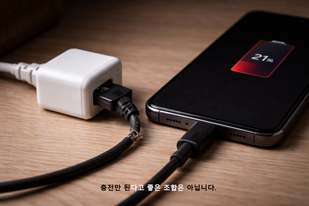 충전만 된다고 좋은 조합은 아닙니다