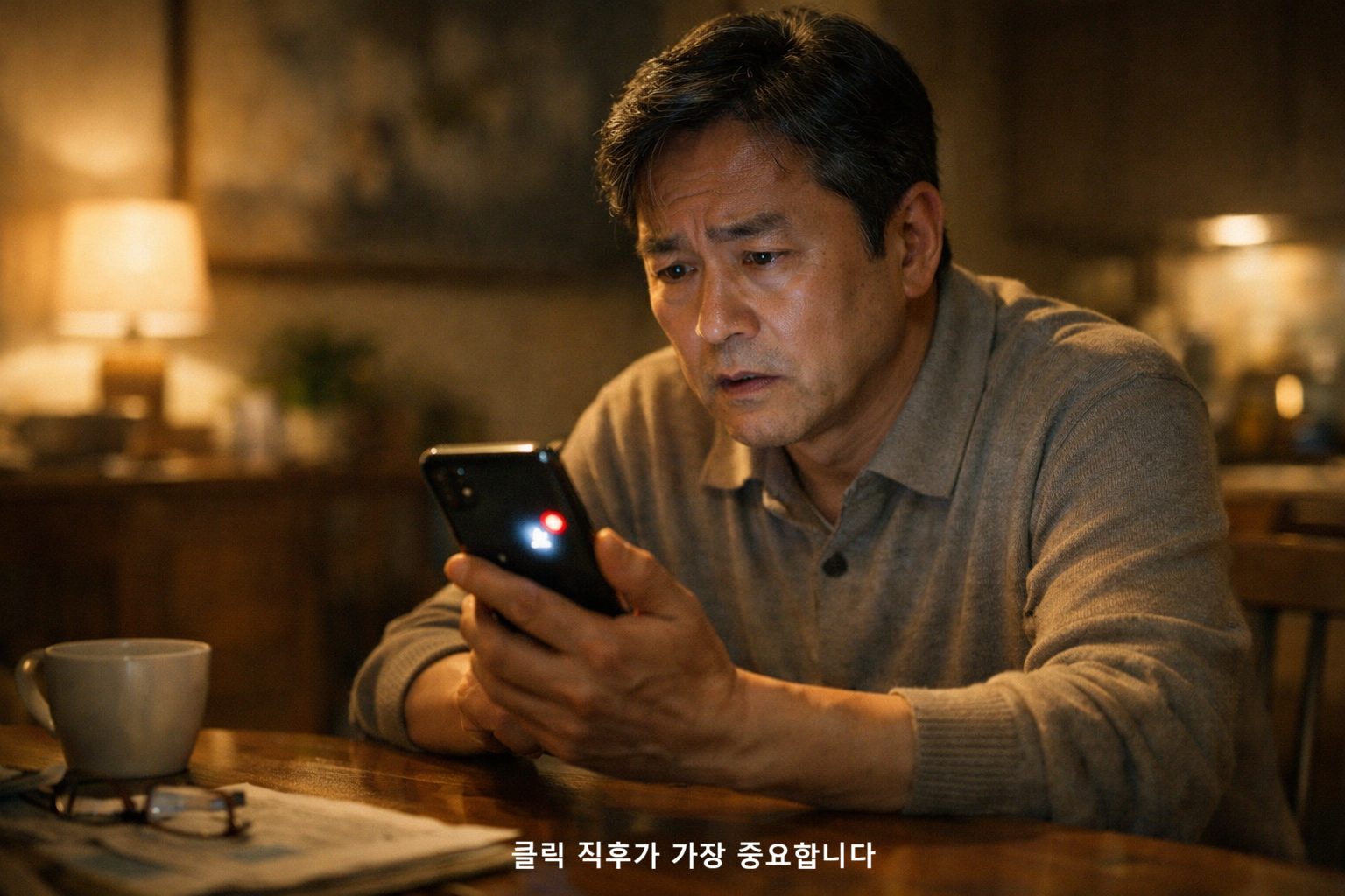 클릭 직후가 가장 중요합니다